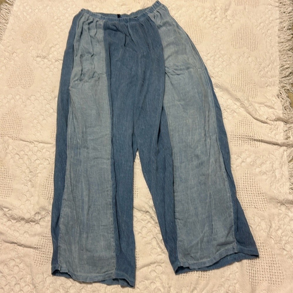 MEO MELI Italian linen and cotton pants. Size M/L